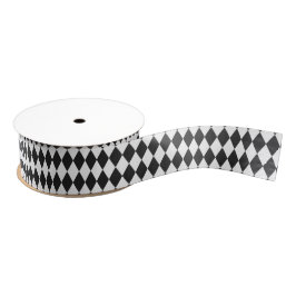 Black & White Harlequin Diamonds Ripsband