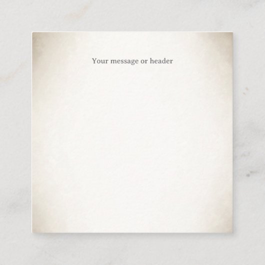 Black & White Harlequin Dramatic Custom Monogram Begleitkarte (Rückseite)