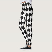 Black & White Harlequin Leggings (Links)