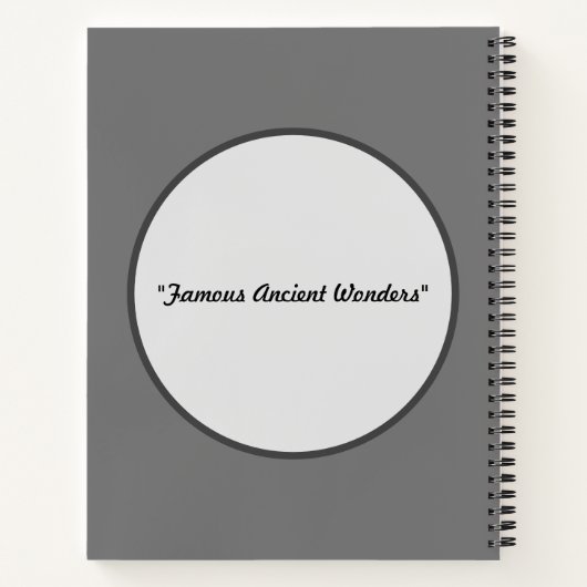 Black & White Heritage Designs Notizblock (Rückseite)