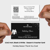 Black & White Holiday Chef Gratis Geschenkgutschei