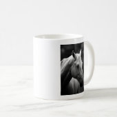 Black White Horse Kaffeetasse (VorderseiteRechts)
