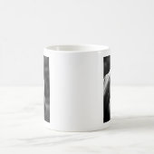 Black White Horse Kaffeetasse (Mittel)
