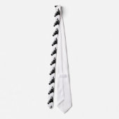 Black & White Horse Neckties Krawatte (Rückseite)