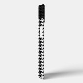 Black/White Houndstooth Stylish Fashion Designer Case-Mate iPhone Hülle (Rückseite / Rechts)