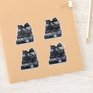 Black & White Ihr nächstes Kapitel Junggesellinnen Aufkleber