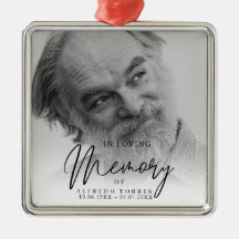 Black & White In Loving Memory Funeral 