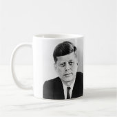 Black & White Jack JFK John F. Kennedy Kaffeetasse (Links)
