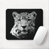 Black & White Jaguar Mousepad (Mit Mouse)