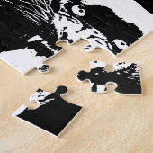 Black & White Jaguar Puzzle (Seite)
