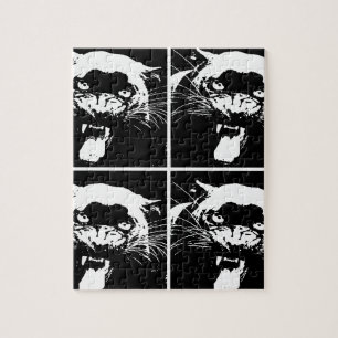 Black & White Jaguar Puzzle