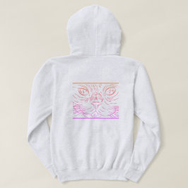 Black@White Katze für Frau Hoodie