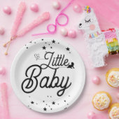 Black & White Kids Paper Plates Pappteller (Party)