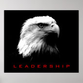 Black & White Leadership Eagyes Poster (Vorne)