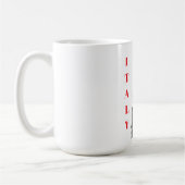 Black White Leaning Tower of Pisa Italy Kaffeetasse (Links)