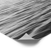 Black & White Lighthouse Photography Poster (Ecke)