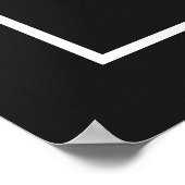 Black & White Line Art Women Line Poster (Ecke)