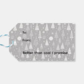 Black & White Line Kunst - Museo Cantonale d'Arte Geschenkanhänger (Rückseite Horizontal)