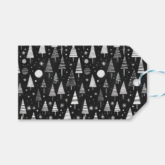 Black & White Line Kunst - Museo Cantonale d'Arte Geschenkanhänger (Vorderseite (Horizontal))