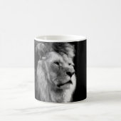 Black White Lion Kaffeetasse (Mittel)