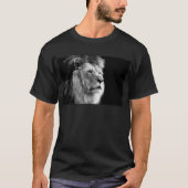 Black White Lion T-Shirt (Vorderseite)
