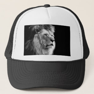 Black White Lion Truckerkappe