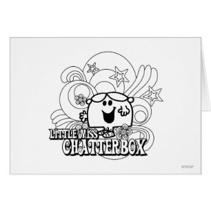 Black & White Little Miss Chatterbox