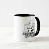 Black & White Little Miss Chatterbox Tasse (VorderseiteRechts)