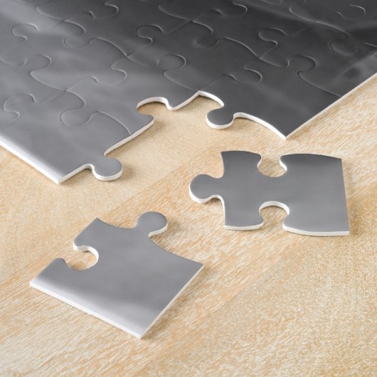 Black & White London Bus & Big Ben Puzzle (Seite)