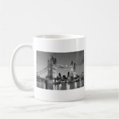 Black White London Tower Bridge Kaffeetasse (Links)