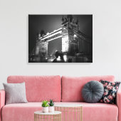 Black White London Tower Bridge Leinwanddruck (Insitu (Wohnzimmer))