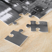 Black White London Tower Bridge Puzzle (Seite)