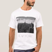 Black & White Manhattan Skyline T Shirt New York (Vorderseite)