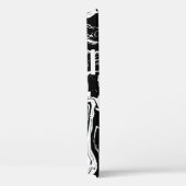 Black & White Marble Style iPhone 12 Pro Fall Case-Mate iPhone Hülle (Rückseite / Rechts)