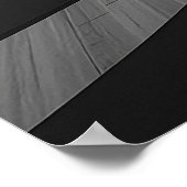 Black & White Modern Architecture Motivational Poster (Ecke)