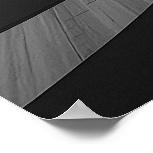 Black & White Modern Architecture Motivational Poster (Ecke)