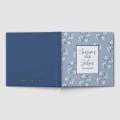 Black & White Modern Wedding Invitation Gästebuch (Voll)