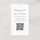 Black & White Motherboard Swirl • Custom Editable  Visitenkarte (Rückseite)