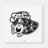 Black & White Mr. Funny Magnet (Vorne)