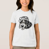 Black & White Mr. Funny Tri-Blend Shirt (Vorderseite)