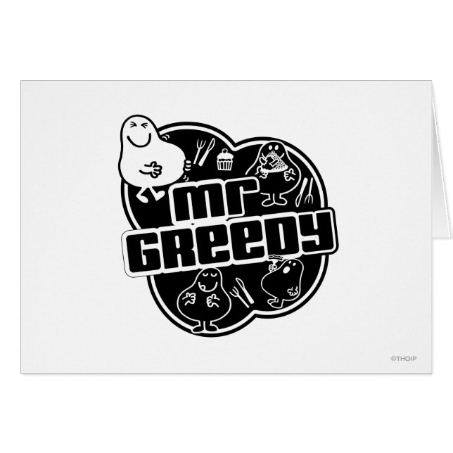 Black & White Mr. Greedy (Vorderseite (Horizontal))