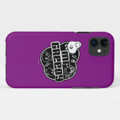 Black & White Mr. Greedy Case-Mate iPhone Hülle (Rückseite (Horizontal))