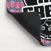 Black & White Mr. Greedy Mousepad (Ecke)