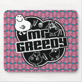 Black & White Mr. Greedy Mousepad (Vorne)