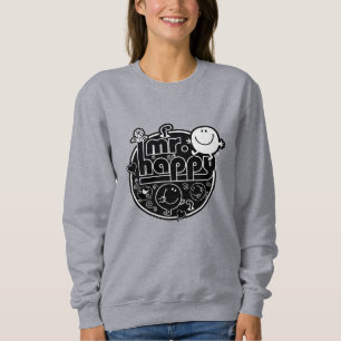 Black & White Mr Happy Sweatshirt