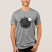Black & White Mr Happy Tri-Blend Shirt (Vorderseite)