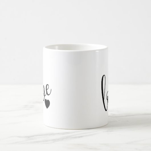 Black & White Mug Kaffeetasse (Mittel)