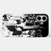 Black & White New York Case-Mate iPhone Hülle (Rückseite (Horizontal))