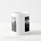 Black & White New York City Midtown Kaffeetasse (Mittel)