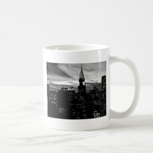Black & White New York City Midtown Kaffeetasse